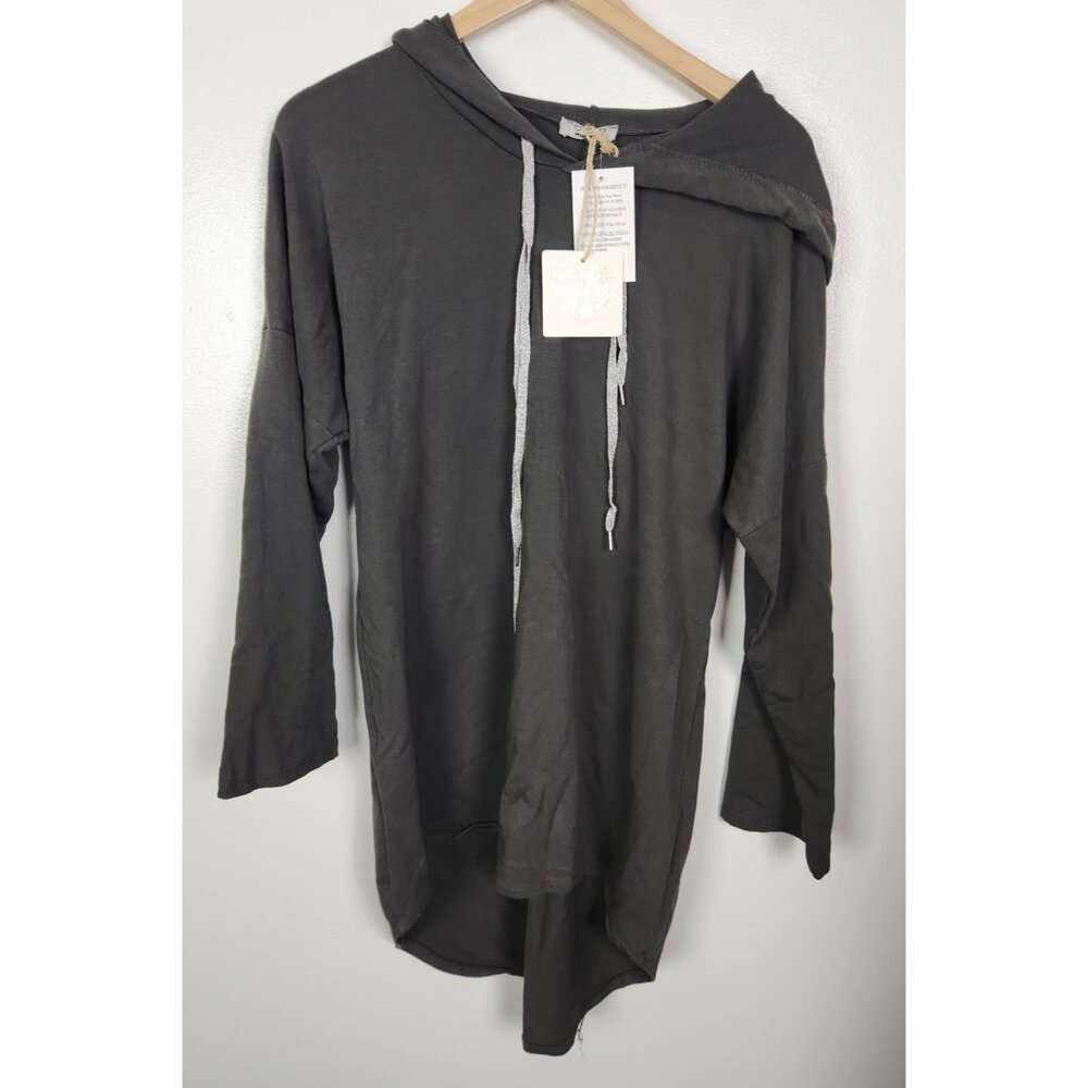Catherine Lillywhite's Women's Sz. S/M Made In Italy Grey Tunic Dress NWT